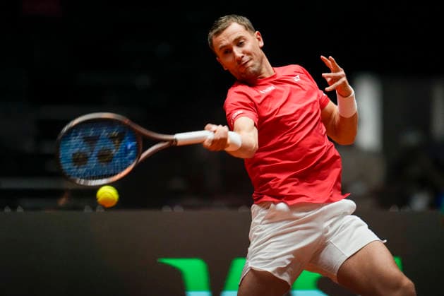 Davis Cup, Norway vs. China, Trondheim, September 18, 2026 Casper Ruud during the Davis Cup match between Norway and China in Trondheim. Photo: Ole Martin Wold, NTB, Trondheim, Norway. EDITORIAL USE ONLY. RESTRICTED USE FOR BETTING COMPANIES  Copyright: xOlexMartinxWoldx xNTBx