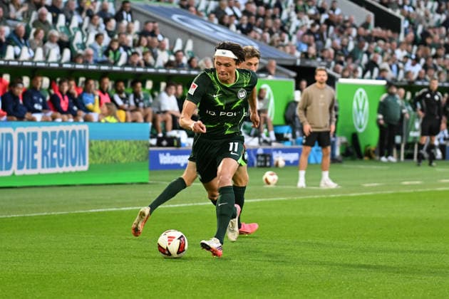 Men s I Women s I 2026–2027 Season I 2. Bundesliga I Matchday 6 I VfL Wolfsburg vs. SV Darmstadt 98 I September 18, 2026 Fabian Reese 11, VfL Wolfsburg, cutout, close-up, portrait, individual photo, single image, body, Wolfsburg, Volkswagen Arena, Lower Saxony, Germany Copyright: xLobeca InesxHähnelx