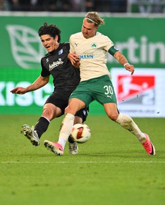 September 18, 2026 Soccer Season 2026–2027, Matchday 2, Bundesliga, SpVgg Greuther Fürth vs. Kleeblatt FC Magdeburg, FCM, Sports Photo by Zink xwoxzix. DFL regulations prohibit any use of photographs as image sequences and or quasi-video For editorial use only. Anselmo Garcia Mac Nulty, Mac Nulty 3, FC Magdeburg; Felix Klaus 30, SpVgg Greuther Fürth