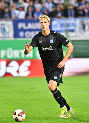 September 18, 2026 Soccer Season 2026–2027, Matchday 2, Bundesliga, SpVgg Greuther Fürth vs. Kleeblatt FC Magdeburg, FCM Sports Photo by Zink MeZi xmexzix. DFL regulations prohibit any use of photographs as image sequences and or quasi-video; for editorial use only Luka Hyryläinen 38, FC Magdeburg