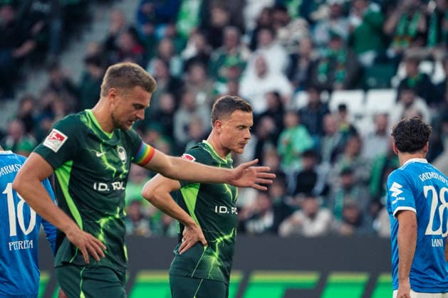 Germany Soccer 2. Bundesliga 2026–2027, Matchday 6: VfL Wolfsburg vs. SV Darmstadt 98 at Volkswagen Arena, Wolfsburg—Gestures, Body Language, Emotion Copyright: xAymanxAlahmedx