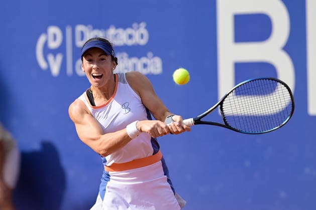 BBVA Open Internacional of Valencia Quarter Final Alicia Herrero Linana from Spain against Irene Burillo from Spain in action during the BBVA Open Internacional of Valencia Quarter Final at Sporting Tennis Valencia, (Valencia ) on September 18, 2026. Copyright: xVicentexVidalxFernandezx