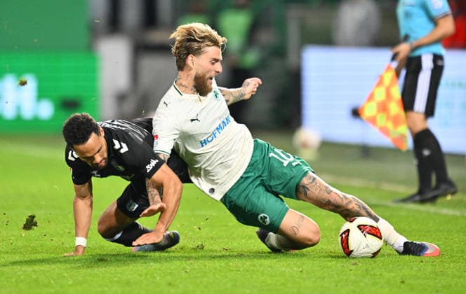 September 18, 2026 Soccer Season 2026–2027, Matchday 2, Bundesliga, SpVgg Greuther Fürth vs. Kleeblatt FC Magdeburg, FCM, Sports Photo by Zink xwoxzix. DFL regulations prohibit any use of photographs as image sequences and or quasi-video For editorial use only Herbert Bockhorn 7, FC Magdeburg Ole Pohlmann 10, SpVgg Greuther Fürth
