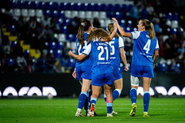 September 18, 2026, GER, Soccer, Women s, Google Pixel 1 Bundesliga, 2026–2027 Season, Matchday 4, TSG 1899 Hoffenheim vs. VfL Wolfsburg: Chiara Hahn (Hoffenheim, 23), Laia Martret Jiménez (Hoffenheim, 21), Lisann Kaut (TSG Hoffenheim), 04 celebrate the goal that makes it 2–1; DFB and DFL regulations prohibit any use of photographs as image sequences and or quasi-video. Hoffenheim, Dietmar Hopp Stadium, Baden-Württemberg, Germany Copyright: xNordphoto Memmlerx