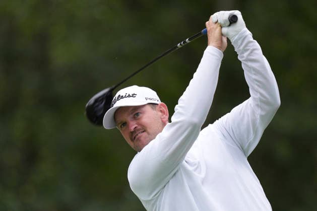 VIRGINIA WATER, ENGLAND - SEPTEMBER 18: Bernd Wiesberger (AUT) plays from the thirteenth tee during Round 2 at the BMW PGA, Golf Herren Championship at Wentworth Golf Club, Virginia Water on September 18, 2026 in Surrey, England The BMW PGA Championship