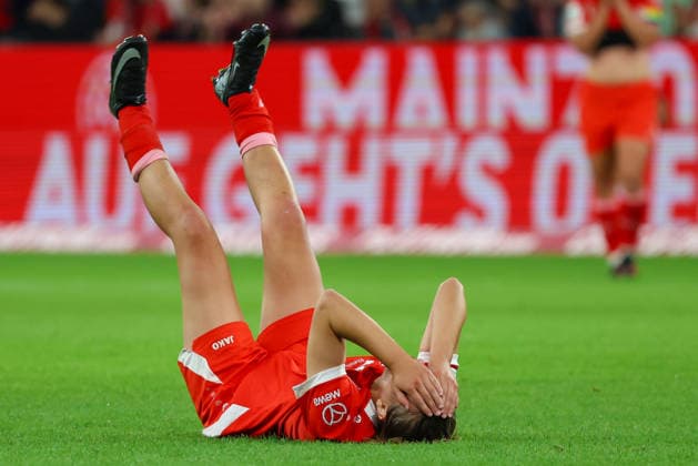 September 18, 2026, xusrbx, Soccer, Google Pixel, Women s Bundesliga, FSV Mainz 05 vs. Eintracht Frankfurt, Kara Bathmann (FSV Mainz 05), 4, unhappy, disappointed, dejected, frustrated, after the game, Mainz