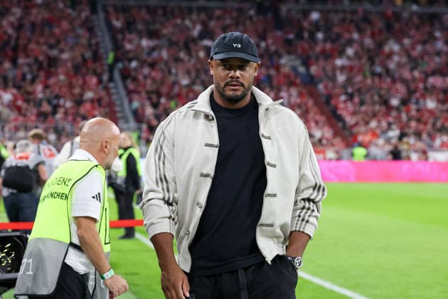 Vincent Kompany, FC Bayern Munich, Head Coach, pre-match, GER, FC Bayern Munich vs. 1. FC Union Berlin, Soccer, Bundesliga, Matchday 4, 2026–2027 Season, September 18, 2026, DFL and DFB regulations prohibit any use of photographs as image sequences and or quasi-video, GER, FC Bayern Munich vs. 1. FC Union Berlin, soccer, Bundesliga, Matchday 4, 2026–2027 season, September 18, 2026, Munich Copyright: xEibner-Pressefoto JennixMaulx EP_JML