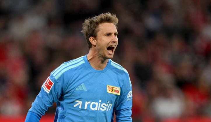 Soccer, Bundesliga Season 2026–2027, Matchday 4, September 18, 2026: FC Bayern Munich vs. 1. FC Union Berlin; Frederik Rönnow, 1. FC Union Berlin