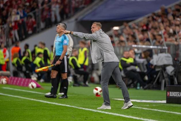 Soccer, Men s, 2026–2027 Season, Bundesliga 1, Matchday 4, FC Bayern Munich vs. 1. FC Union Berlin, Coach Mauro Lustrinelli (1. FC Union Berlin), September 18, 2026, Copyright: xMatthiasxKochx