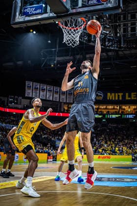 Basketball Berlin, September 18, 2026; 2026–2027 Season; EasyCredit BBL 1, Men s Bundesliga; Alba Berlin vs. NINERS Chemnitz; Mateo Seric, Chemnitz, No. 21