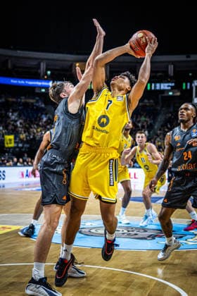 Basketball Berlin, September 18, 2026; 2026–2027 Season; EasyCredit BBL 1 Bundesliga Men s Division; Alba Berlin vs. NINERS Chemnitz; Jack Kayil (Alba Berlin, No. 07)