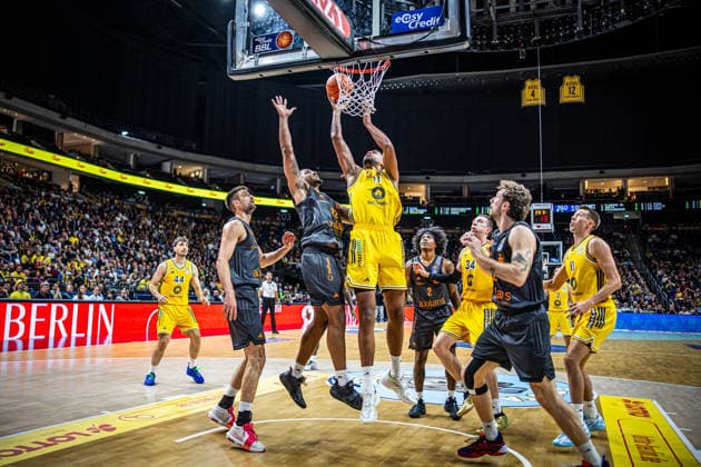 Basketball Berlin, September 18, 2026; 2026–2027 Season; EasyCredit BBL 1 Bundesliga Men s Division; Alba Berlin vs. NINERS Chemnitz; Norris Agbakoko, Alba Berlin, No. 17