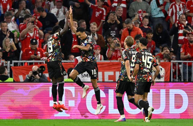 GOAL: 1-0 Jamal Musiala FC Bayern Munich FCB 10 Goal celebration Alphonso Davies Bayern Munich FCB 19 Harry Kane FC Bayern Munich FCB 09 Aleksandar Pavlovic FC Bayern Munich FCB 45 FC Bayern Munich FCB vs. 1 FC Union Berlin FCU September 18, 2026 DFL regulations prohibit any use of photographs as image sequences and or quasi-video. FC Bayern Munich FCB vs. 1. FC Union Berlin FCU