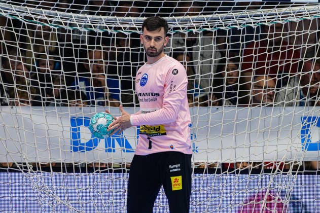 Matija Spikic, ThSV Eisenach, 01 GER, ThSV Eisenach vs. THW Kiel, 1st Opel Handball Bundesliga, Handball, Matchday 5, 2026–2027 Season, 8:00 p.m., September 18, 2026 GER, ThSV Eisenach vs. THW Kiel, 1st Opel Handball Bundesliga, Handball, Matchday 5, 2026–2027 season, 8:00 p.m., September 18, 2026, Eisenach Copyright: xMartinxHerbstx