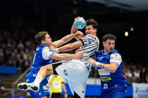 HANDBALL OPEL HBL MATCHDAY 5 THSV EISENACH THW KIEL ** FOR EDITORIAL USE ONLY ** EDITORIAL USE ONLY ** September 18, 2026 Eisenach Handball Opel Handball 1st Bundesliga Season 2026–2027 Werner Assmann Arena Matchday 5 ThSV Eisenach vs. THW Kiel in Germany, Thuringia, Eisenach Copyright SaschaxFromm Copyright: SaschaxFromm doc87nqmcgj61gntyoceib ,EDITORIAL USE ONLY Copyright: SaschaxFromm