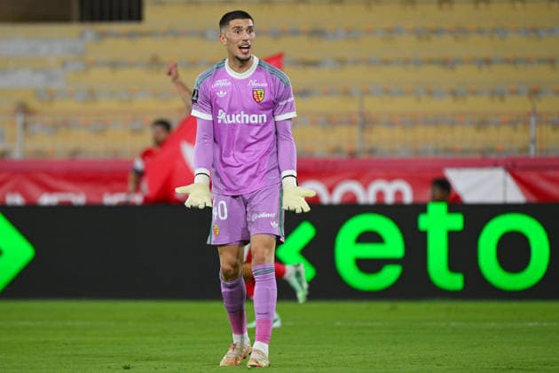FOOTBALL : AS Monaco VS RC Lens - Ligue 1 McDonald s - 18 09 2026 Robin Risser (RCL) - Ligue 1 McDonald™s match between AS Monaco and Racing Club de Lens on September 18, 2026 at the Louis II Stadium in Monaco. MonacoMonaco  Copyright: xWilliamxCannarellax