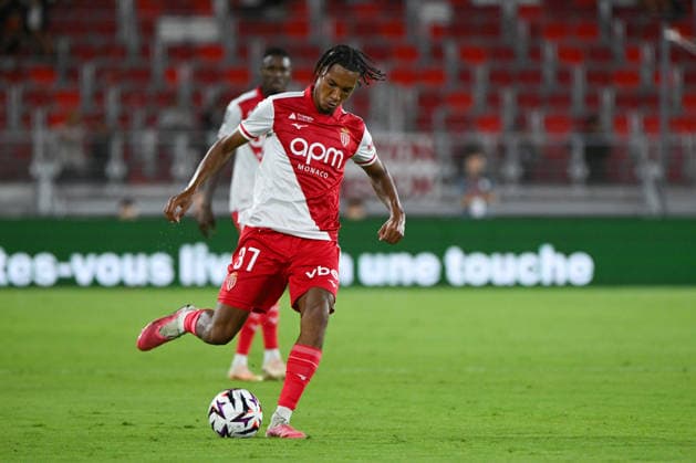 FOOTBALL : AS Monaco VS RC Lens - Ligue 1 McDonald s - 18 09 2026 Edan Diop (ASM) - Ligue 1 McDonald™s match between AS Monaco and Racing Club de Lens on September 18, 2026 at the Louis II Stadium in Monaco. MonacoMonaco  Copyright: xWilliamxCannarellax