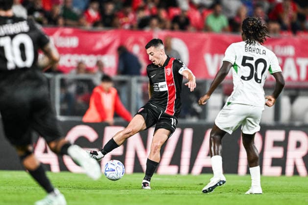 Samuele Birindelli of AC Monza in action during the Serie A soccer match between AC Monza and Sassuolo FC the Brianteo Stadium in Monza, north Italy - September 18, 2026. - Soccer.  Copyright: xTizianoxBallabio LaPressex