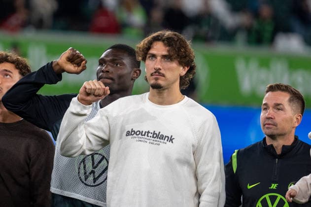 German Soccer 2. Bundesliga, Matchday 6, 2026–2027, VfL Wolfsburg vs. SV Darmstadt 98 on September 18, 2026, at the Volkswagen Arena in Wolfsburg; Fraser Hornby (VfL Wolfsburg), 10 facial expressions, facial gestures Copyright: xSvenxHeidmannx