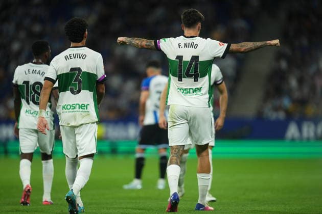 La Liga EA Sports match between RCD Espanyol and Elche CF played at RCDE Stadium on September 18, 2026 in Barcelona, Spain. (Photo by Bagu Blanco PRESSINPHOTO) Copyright: xBaguxBlancox xPRESSINPHOTOx