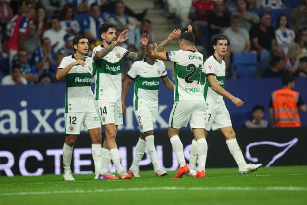 La Liga EA Sports match between RCD Espanyol and Elche CF played at RCDE Stadium on September 18, 2026 in Barcelona, Spain. (Photo by Bagu Blanco PRESSINPHOTO) Copyright: xBaguxBlancox xPRESSINPHOTOx