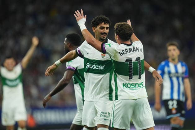 La Liga EA Sports match between RCD Espanyol and Elche CF played at RCDE Stadium on September 18, 2026 in Barcelona, Spain. (Photo by Bagu Blanco PRESSINPHOTO) Copyright: xBaguxBlancox xPRESSINPHOTOx