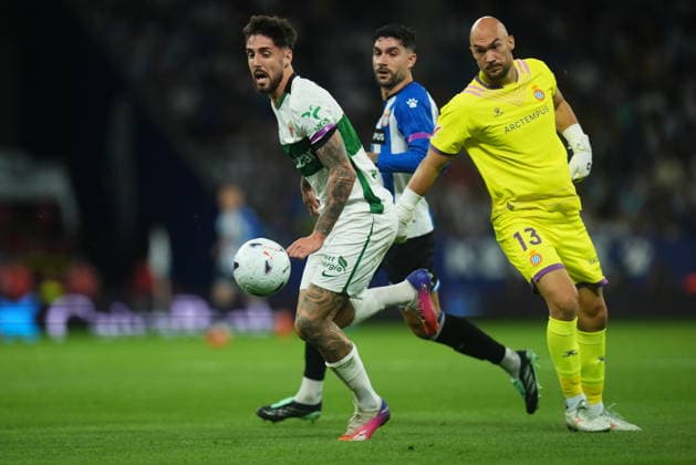 La Liga EA Sports match between RCD Espanyol and Elche CF played at RCDE Stadium on September 18, 2026 in Barcelona, Spain. (Photo by Bagu Blanco PRESSINPHOTO) Copyright: xBaguxBlancox xPRESSINPHOTOx