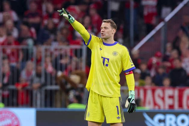 Goalkeeper Manuel Neuer of FC Bayern Munich gestures during the Bundesliga match between FC Bayern Munich and 1. FC Union Berlin, at the Allianz Arena on September 18, 2026, in Munich, Germany. Photo by Marco Steinbrenner, DeFodi Images. Goalkeeper Manuel Neuer of FC Bayern Munich gestures during the Bundesliga match between FC Bayern Munich and 1. FC Union Berlin at the Allianz Arena on September 18, 2026 in Munich, Germany. Photo by Marco Steinbrenner, DeFodi Images. DFB and DFL regulations prohibit any use of photographs as image sequences and or quasi-video. Photo by Marco Steinbrenner, DeFodi Images