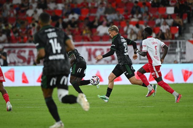 FOOTBALL : AS Monaco VS RC Lens - Ligue 1 McDonald s - 18 09 2026 MichaÃ«l Cuisance (RCL) - Ligue 1 McDonald™s match between AS Monaco and Racing Club de Lens on September 18, 2026 at the Louis II Stadium in Monaco. MonacoMonaco  Copyright: xWilliamxCannarellax