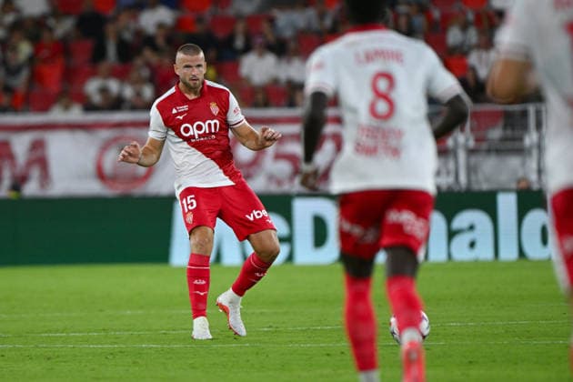 FOOTBALL : AS Monaco VS RC Lens - Ligue 1 McDonald s - 18 09 2026 Eric Dier (ASM) - Ligue 1 McDonald™s match between AS Monaco and Racing Club de Lens on September 18, 2026 at the Louis II Stadium in Monaco. MonacoMonaco  Copyright: xWilliamxCannarellax