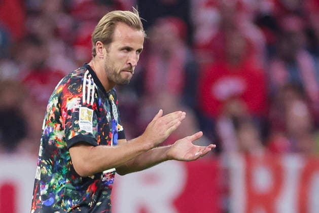 Harry Kane of FC Bayern Munich celebrates during the Bundesliga match between FC Bayern Munich and 1. FC Union Berlin, Allianz Arena on September 18, 2026, in Munich, Germany. Photo by Marco Steinbrenner, DeFodi Images. Harry Kane of FC Bayern Munich cheers during the Bundesliga match between FC Bayern Munich and 1. FC Union Berlin at Allianz Arena on September 18, 2026 in Munich, Germany. Photo by Marco Steinbrenner, DeFodi Images. DFB and DFL regulations prohibit any use of photographs as image sequences and or quasi-video. Photo by Marco Steinbrenner, DeFodi Images.