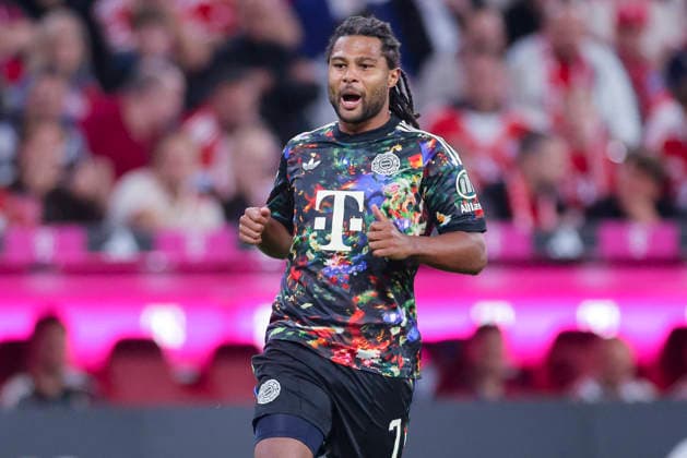 Serge Gnabry of FC Bayern Munich looks on during the Bundesliga match between FC Bayern Munich and 1. FC Union Berlin, Allianz Arena on September 18, 2026, in Munich, Germany. Photo by Marco Steinbrenner, DeFodi Images. Serge Gnabry of FC Bayern Munich looks on during the Bundesliga match between FC Bayern Munich and 1. FC Union Berlin at Allianz Arena on September 18, 2026 in Munich, Germany. Photo by Marco Steinbrenner, DeFodi Images. DFB and DFL regulations prohibit any use of photographs as image sequences and or quasi-video. Photo by Marco Steinbrenner, DeFodi Images.