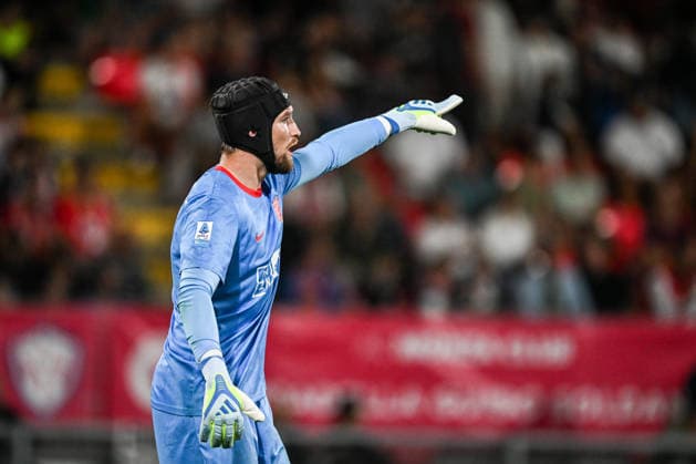 Noel Tornqvist of AC Monza react during the Serie A soccer match between AC Monza and Sassuolo FC the Brianteo Stadium in Monza, north Italy - September 18, 2026. - Soccer.  Copyright: xTizianoxBallabio LaPressex