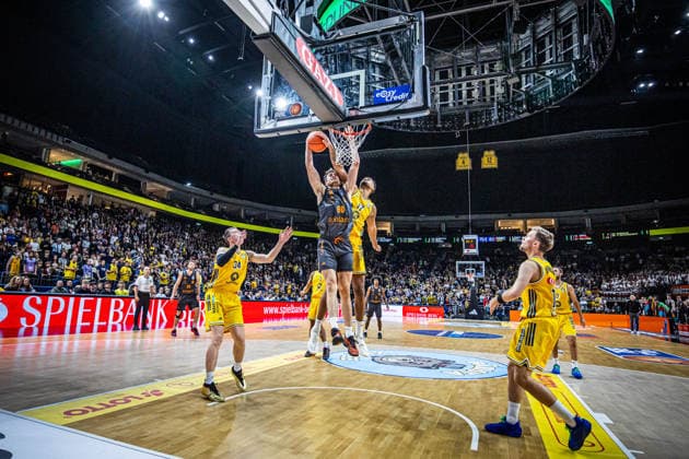 Basketball Berlin, September 18, 2026; 2026–2027 Season; EasyCredit BBL 1 Bundesliga Men s Division; Alba Berlin NINERS vs. Chemnitz; Jannis von Seckendorff (Chemnitz, No. 90); Norris Agbakoko (Alba Berlin, No. 17)