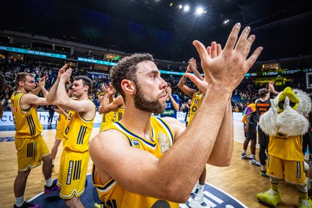 Basketball Berlin, September 18, 2026; 2026–2027 Season; EasyCredit BBL 1 Bundesliga Men; Alba Berlin NINERS vs. Chemnitz; Jordan Ford, Alba Berlin, No. 03