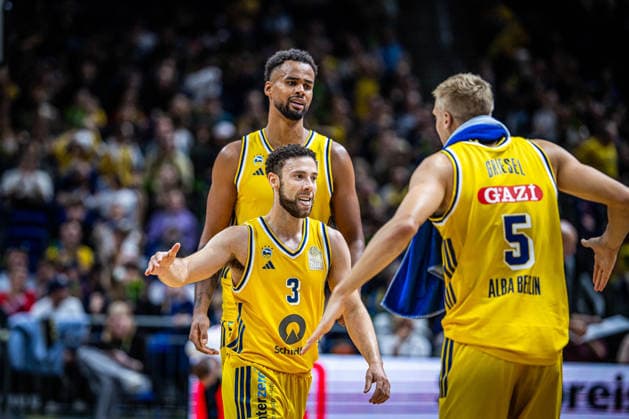 Basketball Berlin, September 18, 2026; 2026–2027 Season; EasyCredit BBL 1 Bundesliga Men; Alba Berlin vs. NINERS Chemnitz; Jordan Ford, Alba Berlin, No. 03