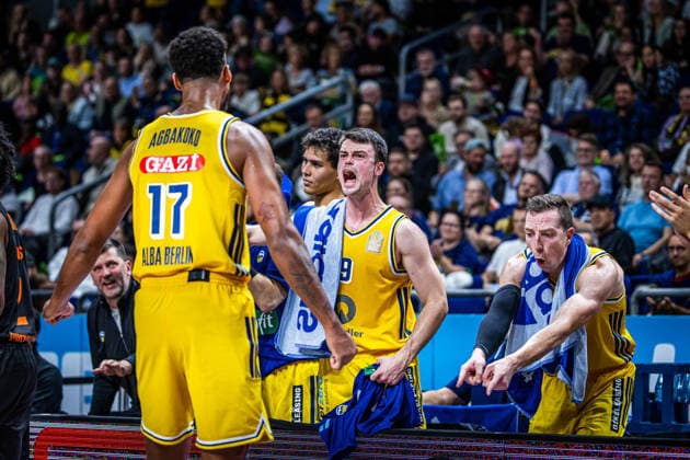 Basketball Berlin, September 18, 2026; 2026–2027 Season; EasyCredit BBL 1; Men s Bundesliga; Alba Berlin; NINERS Chemnitz; Jonas Mattisseck (Alba Berlin, No. 09); Norris Agbakoko (Alba Berlin, No. 17)