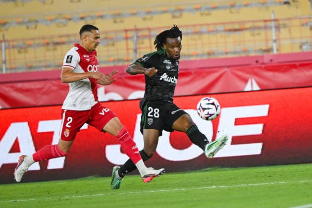 FOOTBALL : AS Monaco VS RC Lens - Ligue 1 McDonald s - 18 09 2026 Junior Kadile (RCL) - Ligue 1 McDonald™s match between AS Monaco and Racing Club de Lens on September 18, 2026 at the Louis II Stadium in Monaco. MonacoMonaco  Copyright: xWilliamxCannarellax