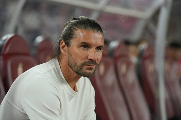 FOOTBALL : AS Monaco VS RC Lens - Ligue 1 McDonald s - 18 09 2026 Yannick Cahuzac (Coach RC Lens) - Ligue 1 McDonald™s match between AS Monaco and Racing Club de Lens on September 18, 2026 at the Louis II Stadium in Monaco. MonacoMonaco  Copyright: xWilliamxCannarellax