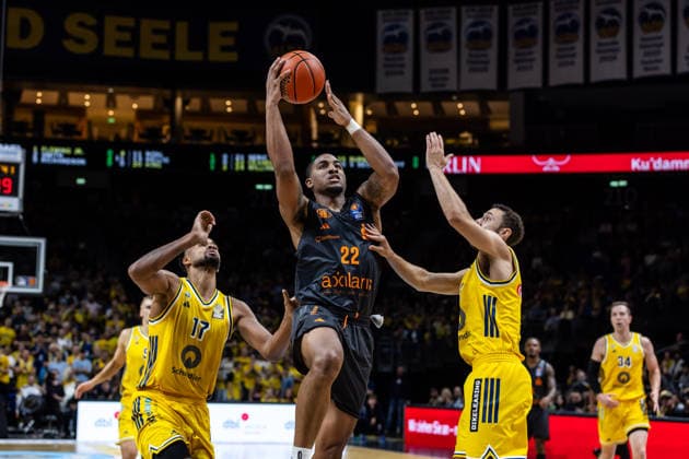 September 18, 2026, GER, BBL easyCredi Basketball Bundesliga Berlin, ALBA Berlin vs. Niners Chemnitz (Nighael Ceaser, Niners Chemnitz), 22 Berlin Uber Arena, Berlin, Germany