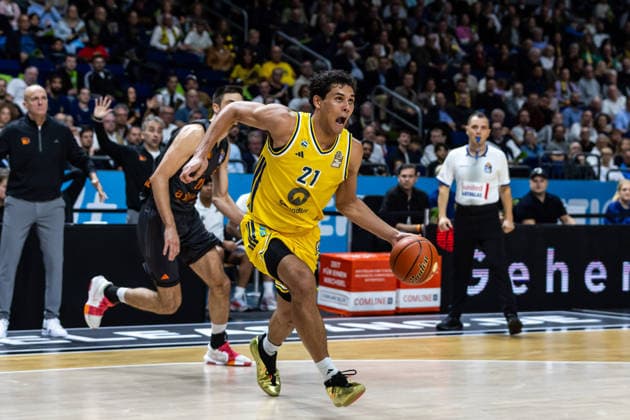September 18, 2026, GER, BBL easyCredi Basketball Bundesliga Berlin, ALBA Berlin vs. Chemnitz Niners, Brandon Angel (ALBA Berlin), 21, Berlin Uber Arena, Berlin, Germany