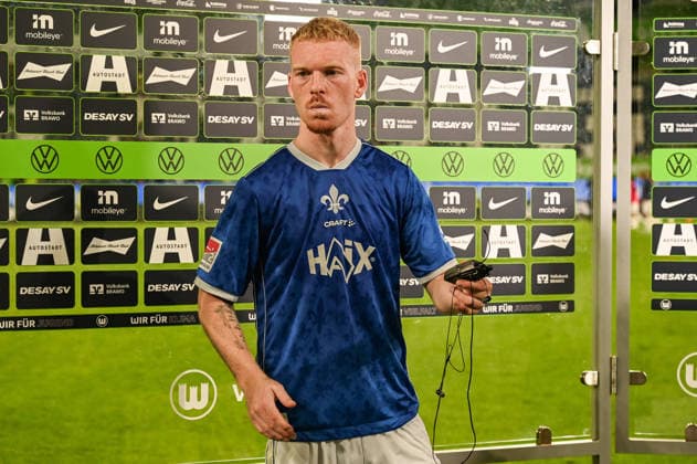 Men s I Women s I 2026–2027 Season I 2. Bundesliga I Matchday 6 I VfL Wolfsburg vs. SV Darmstadt 98 I September 18, 2026 Kai Klefisch, 17; SV Darmstadt 98 concluded the postgame interview at the Wolfsburg Volkswagen Arena in Lower Saxony, Germany Copyright: xLobeca InesxHähnelx