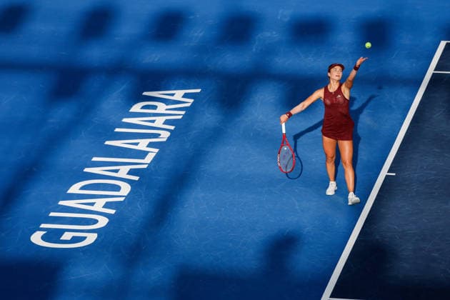 WTA GUADALAJARA OPEN 2026 WTA GUADALAJARA OPEN 2026 CRISTINA BUCSA VS IVA JOVIC 09 18 2026 GUADALAJARA, JALISCO Action photo of Iva Jovic of the United States during a semifinal match at the 2026 WTA Guadalajara Open, held at the Centro Panamericano de Tenis in Guadalajara, Jalisco, Mexico Action photo of Iva Jovic of the United States during a semifinal match of the 2026 WTA Guadalajara Open held at the Centro Panamericano de Tenis in Guadalajara, Jalisco, Mexico GUADALAJARA JALISCO MEXICO Copyright: xIMAGENSHOPxAGENCIAxFOTOGRAFICAx