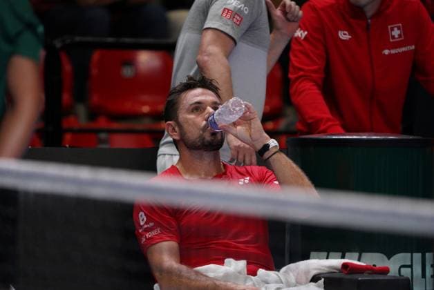 RECORD DATE NOT STATED Match between Gustavo Heide and Stan Wawrinka, valid for the Davis Cup, Brazil vs Switzerland 2026. Rio de Janeiro (RJ), 09 18 2026 - Sports Davis Cup Tennis RJ - Player Stan Wawrinka during the Davis Cup, held at the Farmasi Arena, in the city of Rio de Janeiro on Friday, September 18, 2026.(Foto: Leonardo Antonio Thenews2 imago images) SPO  Copyright: xLeonardoxAntoniox