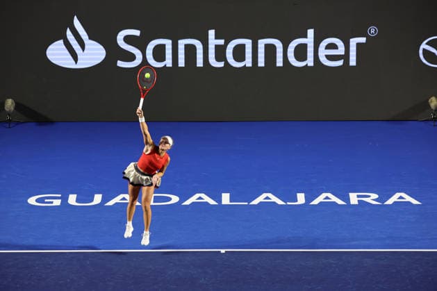 WTA GUADALAJARA OPEN 2026 WTA GUADALAJARA OPEN 2026 LIUDMILA SAMSONOVA VS PEYTON STEARNS 09 18 2026 GUADALAJARA, JALISCO Action photo of Peyton Stearns of the United States during a semifinal match at the 2026 WTA Guadalajara Open, held at the Centro Panamericano de Tenis in Guadalajara, Jalisco, Mexico Action photo of Peyton Stearns of the United States during a semifinal match of the 2026 WTA Guadalajara Open held at the Centro Panamericano de Tenis in Guadalajara, Jalisco, Mexico GUADALAJARA, JALISCO, MEXICO Copyright: xIMAGENSHOPxAGENCIAxFOTOGRAFICAx