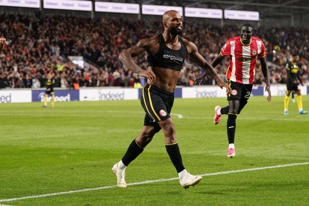 Premier League: Brentford v Chelsea Igor Thiago of Brentford makes it 2-0 and celebrates during the Premier League match Brentford vs Chelsea at GTECH Community Stadium, London, United Kingdom on 18 September 2026 (Photo by Harvey Murphy News Images) Copyright: xHarveyxMurphy NewsxImagesx