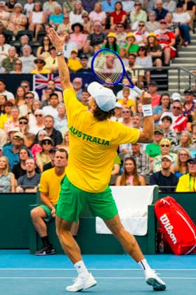 Tennis Davis Cup Australia vs Poland Pat Rafter Arena 19 September 2026 Brisbane Tennyson Queensland Australia Copyright: xMichaelxGlassx Davis Cup - Australia vs Poland Match 1 -7