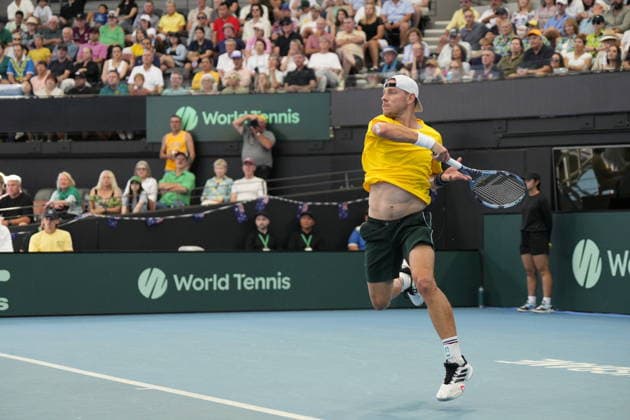 Tennis Davis Cup Australia vs Poland Pat Rafter Arena 19 September 2026 Brisbane Tennyson Queensland Australia Copyright: xMichaelxGlassx Davis Cup - Australia vs Poland0106