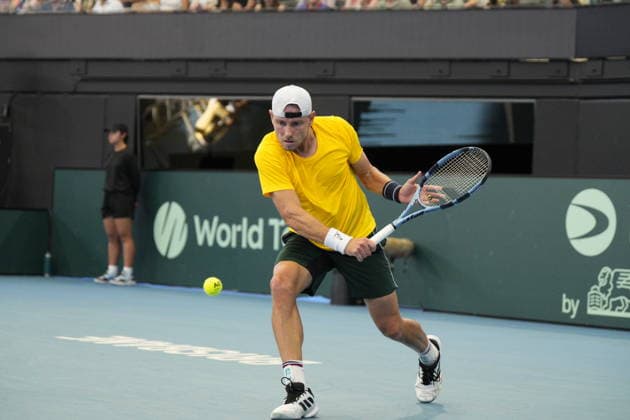 Tennis Davis Cup Australia vs Poland Pat Rafter Arena 19 September 2026 Brisbane Tennyson Queensland Australia Copyright: xMichaelxGlassx Davis Cup - Australia vs Poland0118