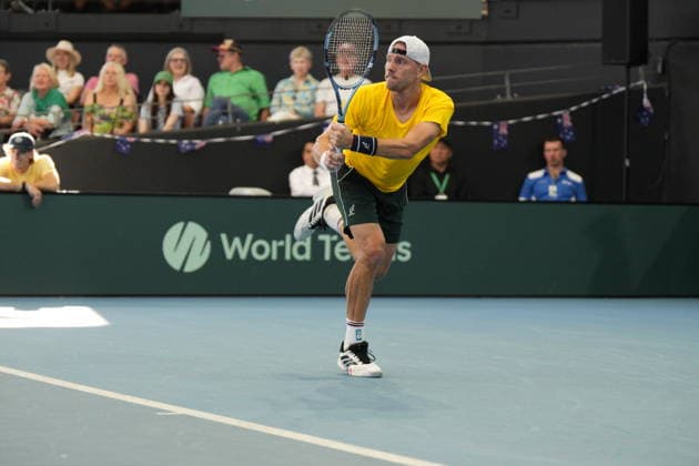 Tennis Davis Cup Australia vs Poland Pat Rafter Arena 19 September 2026 Brisbane Tennyson Queensland Australia Copyright: xMichaelxGlassx Davis Cup - Australia vs Poland0116